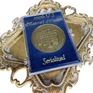 100th US Manned Mission Bronze Coin